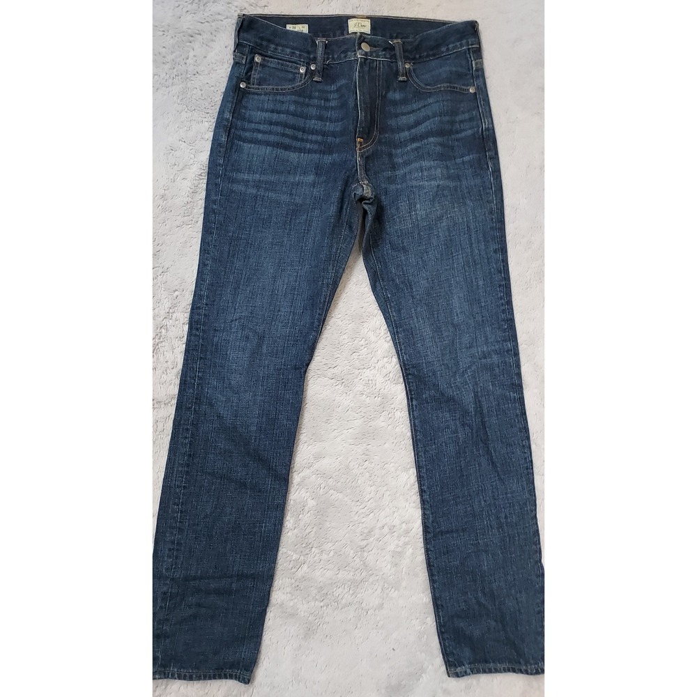 J Crew Jeans Mens 29x32 Style 770 Straight Fit Stretch Denim Blue Preppy Casual